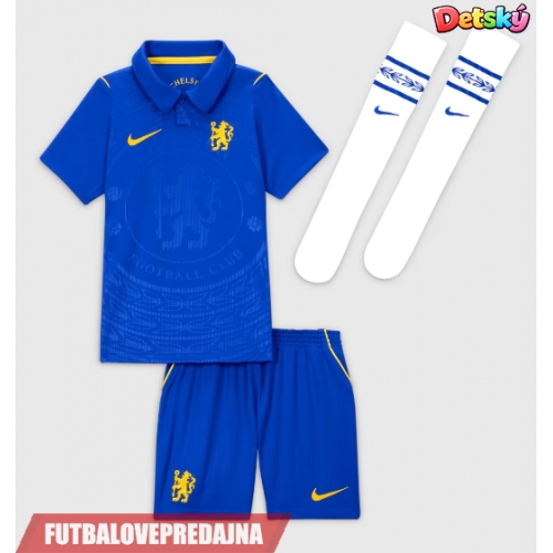 Lacne Dětský Futbalové dres Chelsea Wesley Fofana #3 2026-27 Krátky Rukáv - Domáci (+ trenírky)